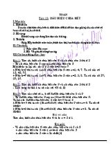 Bồi dưỡng học sinh giỏi Toán lớp 5 - Dấu hiệu chia hết - Trường Tiểu học số 2 Ân Đức